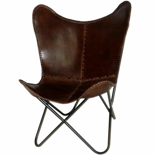 Chaise papillon cuir - chaise,