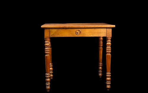 Petite table noyer xixè - en,