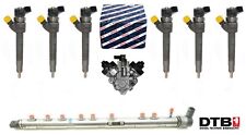 Injectors 6x + High Pressure Pump + Rail Pipe BMW 13537810702 0445010634 0445110595