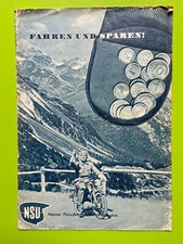 Conduite et économie, NSU 125 ZDB, NSU Fox, NSU Quick, NSU 251 OSL (N)240523