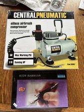 Central Pneumatic Compressor And A320 Airbrush