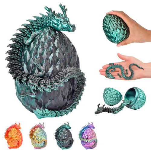 Dragon chinois dans œuf - dans, un