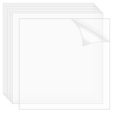 8 feuilles de feuilles PET
