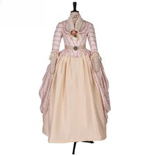 Robe Francaise 18th Century Victorian Rococo Ball Gown Court Georgian Dress