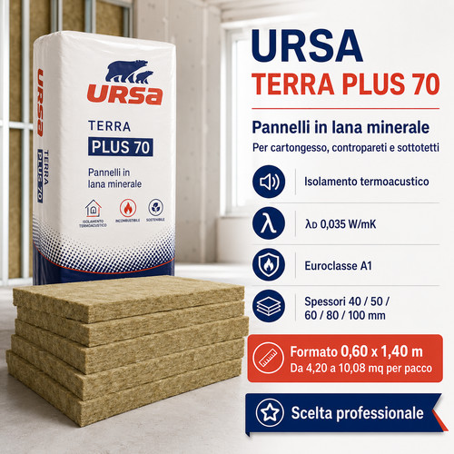 Laine minérale ursa - minérale, terra