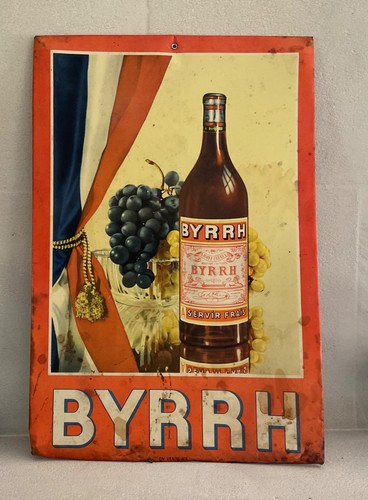 Plaque publicitaire ancienne - plaque,