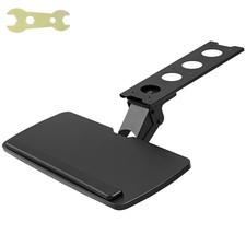 Support Clavier Plateau de Clavier/Souris Coulissant sous Bureau 63,5x25cm