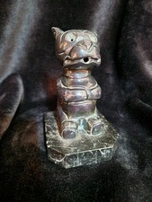 Serre Livre Bouledogues Français Art Déco Hippolyte Moreau (1832 1927)