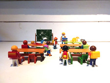 PLAYMOBIL LOT CLASSE D’ECOLE/ MAÎTRESSE ENFANTS TABLEAU
