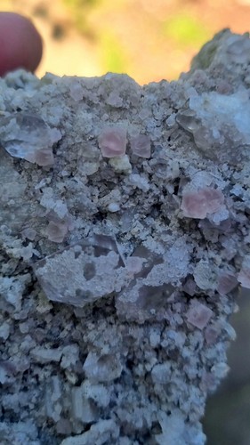 Pink fluorite quartz fluorine - fluorite,