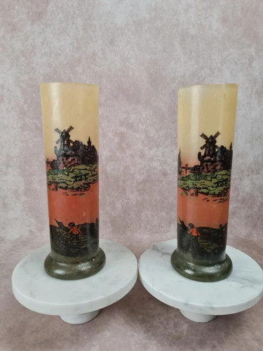 Paire vases anciens - 🌿,