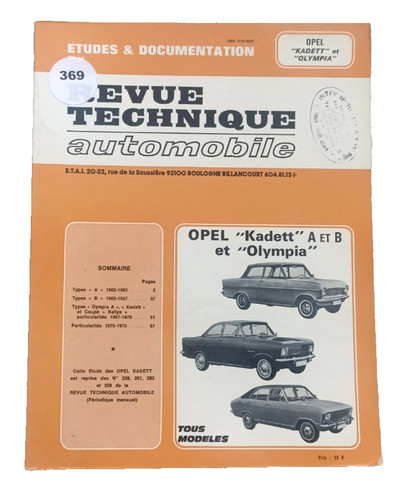 Opel kadett b - opel, a