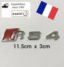 RS4 Chrome badge emblème
