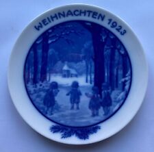 Assiette De Noël Rosenthal Selb Bavaria 1923 Enfants Forêt Design Hoefer 21,6 DM