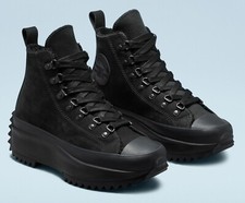 Converse Run Star Hike Platform Monochrome Hi To Boot, 173096C Multi Sizes Black