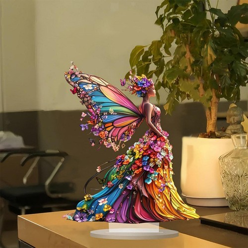 Decoration fée papillon 2d - decoration,