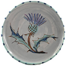 CÉRENNE NEVEUX ceramic plate in VALLAURIS 50/60, picault/capron/raty/baud...