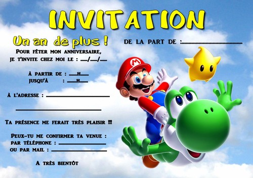 Cartes invitation - 12,