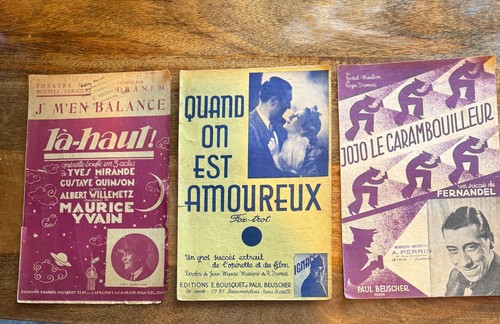 Lot partitions musicales - lot,