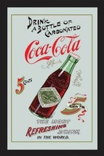 Miroir bouteille Coca Cola 30