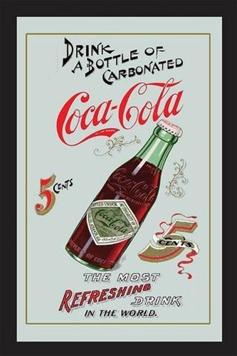 Miroir bouteille coca cola - miroir, 30