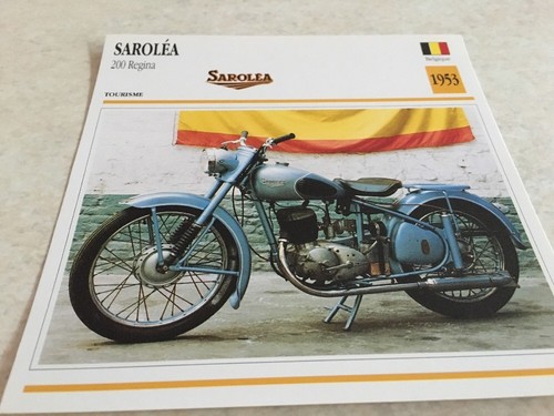 Carte moto saroléa - saroléa, regina
