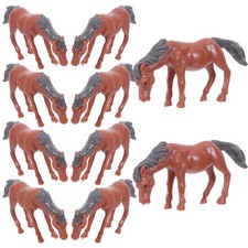  10 Pcs Modèle De Mini Cheval