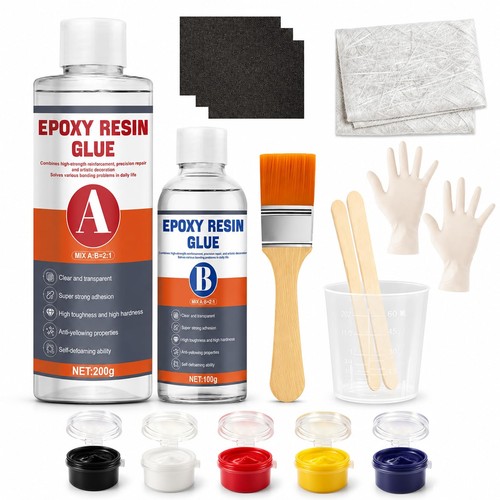 Fibre verre resine epoxy - resine,