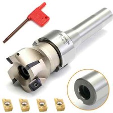 Shank + 400R Insert + 4 APMT1604 Inserts 175mm X 49mm R8-FMB22-7/16 Inch