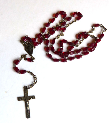 Ancien chapelet perles - ancien,