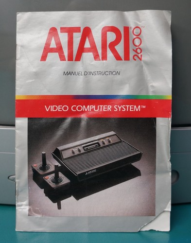 Notice console atari 2600 - notice,