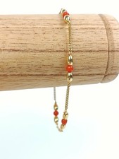 Bracelet or 18 carats perles