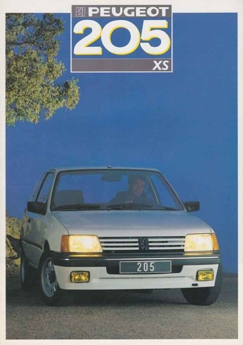 Catalogue brochure peugeot 205 - peugeot,