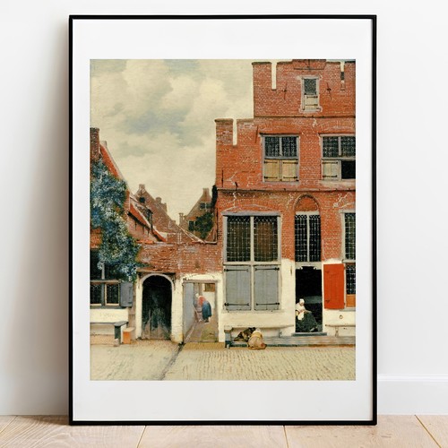 Art print vermeer - print, street