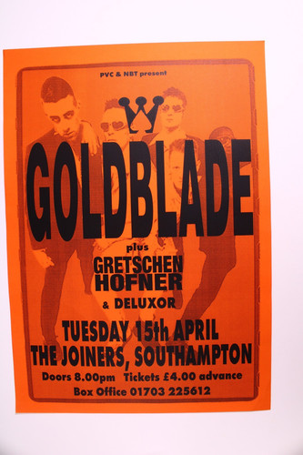 Affiche goldblade gretschen - goldblade,