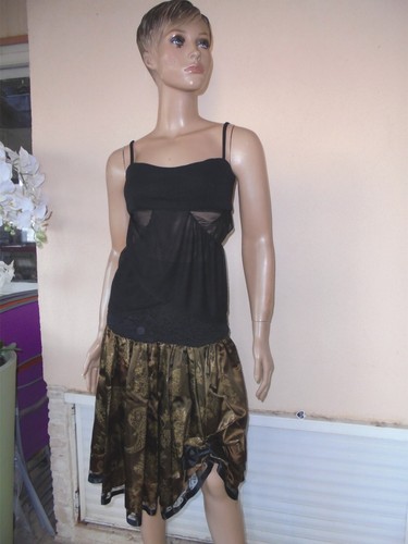 Jupe soiree satine vintage - jupe,