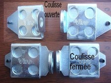 Lot de 2 Antivols Porte cadenas Coulissant,Volet,Porte,Garage,Fenêtre,     VIRO