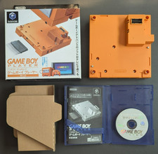 Nintendo GameCube Game Boy Player CIB with Disc. Tested & Working. Japan. Orange