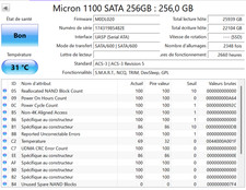 Disque SSD MICRON 256 Go  |