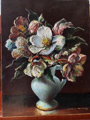 Huile sur toile - peintre, de