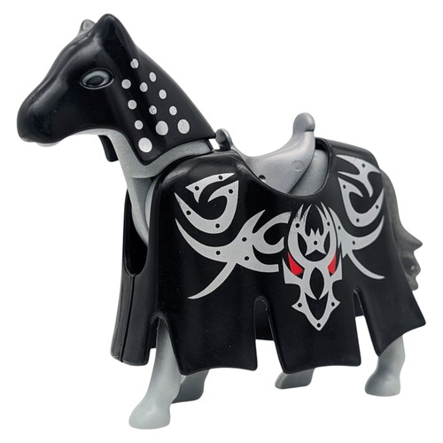 Playmobil cheval gris avec - , un