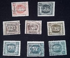 Lot 8 timbres Belge anciens
