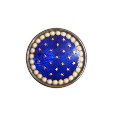 Bouton ancien - Émail - 28 mm