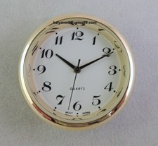 mini mouvement quartz entourage  à encastrer pour pendulette statuette ø34mm