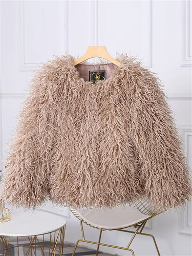 Manteau veste fourrure - veste,