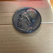 Antique Pericles Greek Bronze Medallion