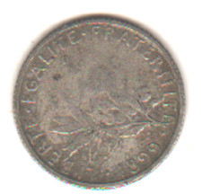 pièce de 1 franc semeuse