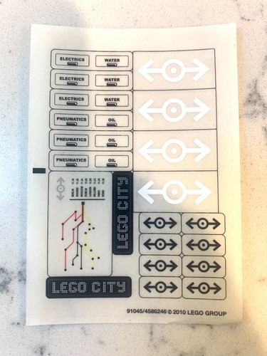 Lego sticker sheet - lego, for