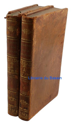 Dissertations sur vérité - sur,