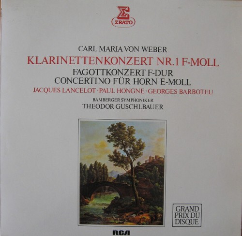 Weber concertos clarinettes - weber,